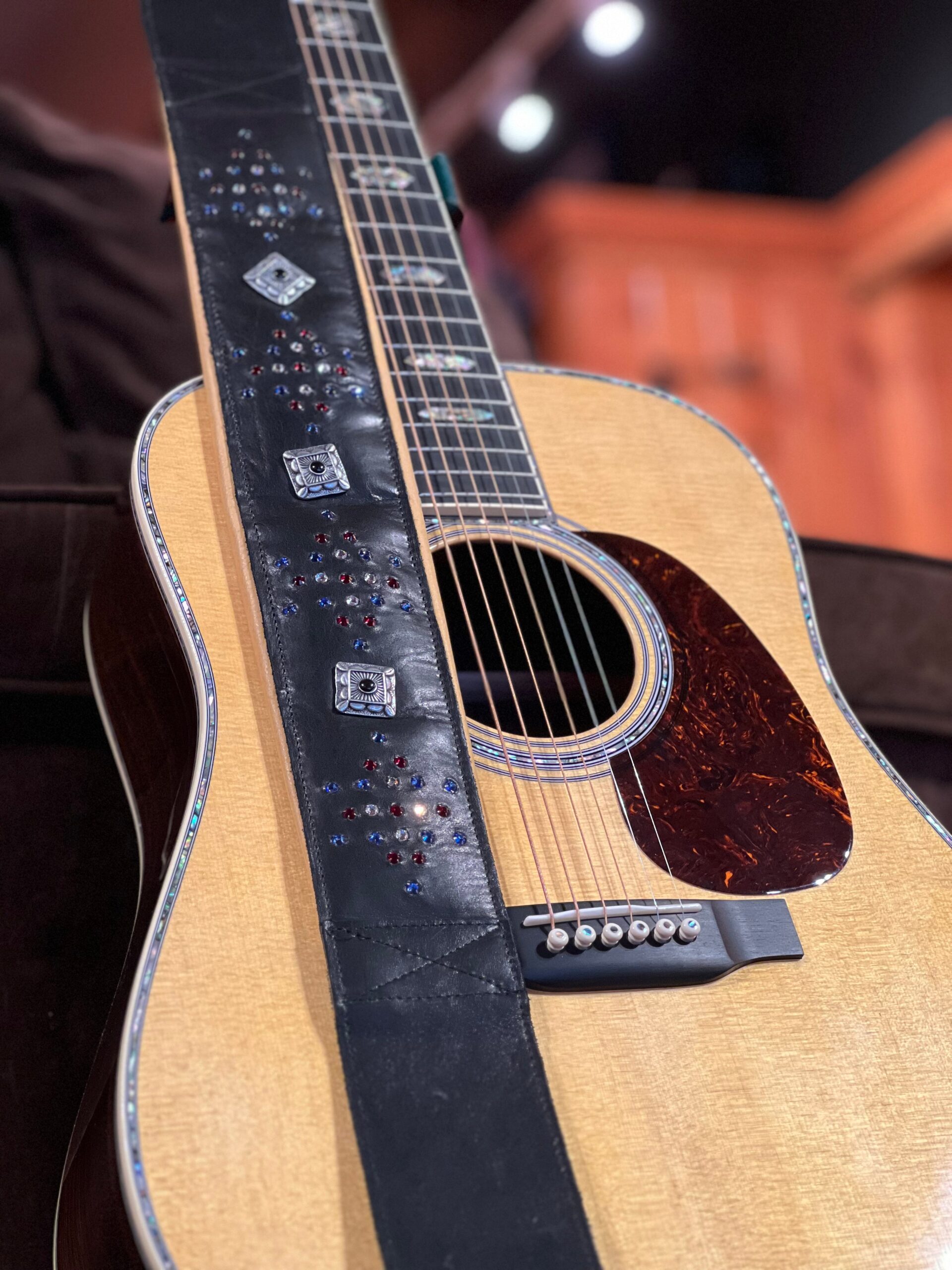 Luxe Straps by Michael LeMorin- "American Flag" Black