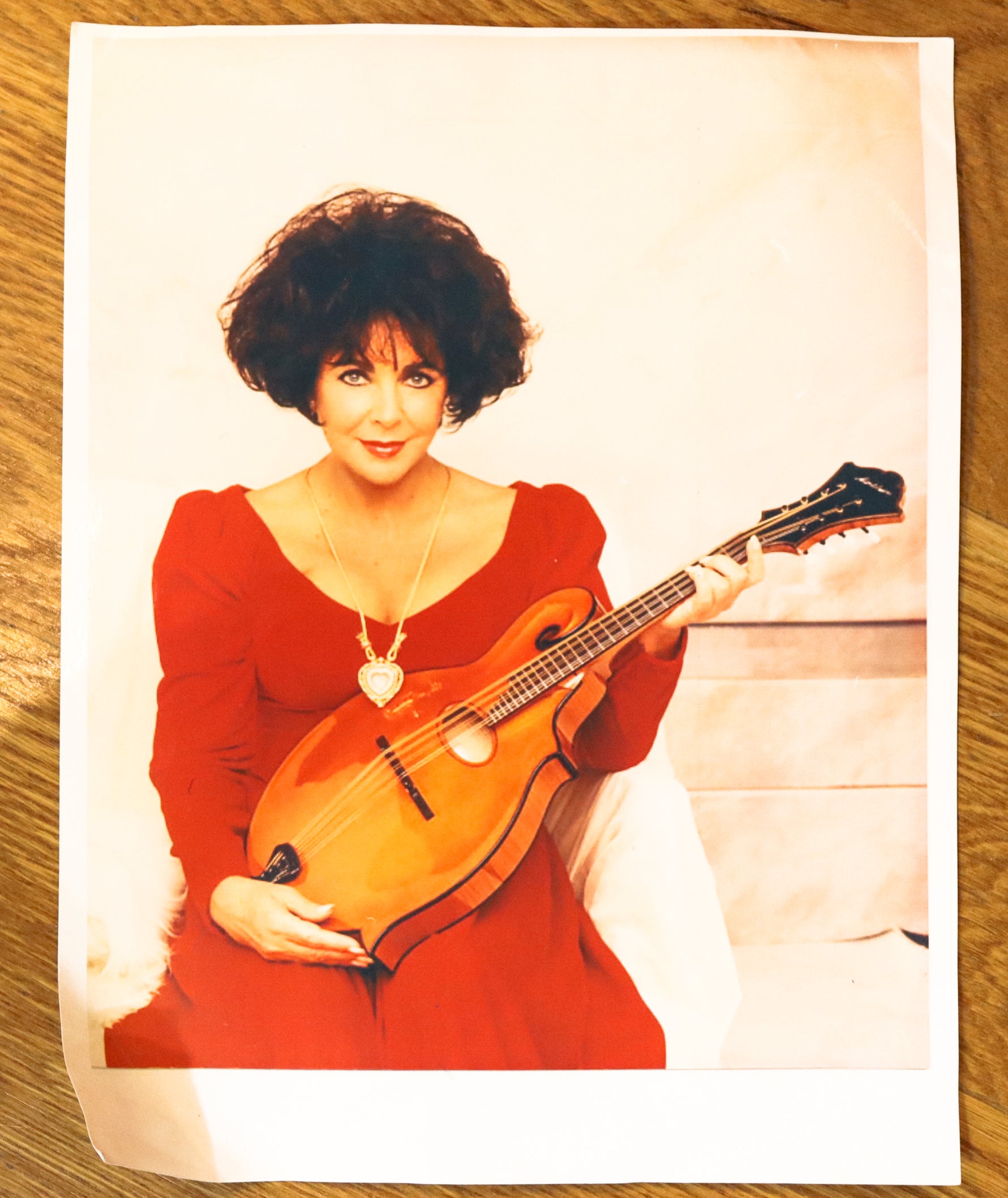 Monteleone 1992 Mandola Round Sound Hole, made for Elizabeth Taylor #159 - Image 15