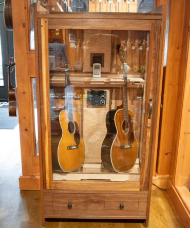 American Music Furniture Large Cabinet in Black Walnut