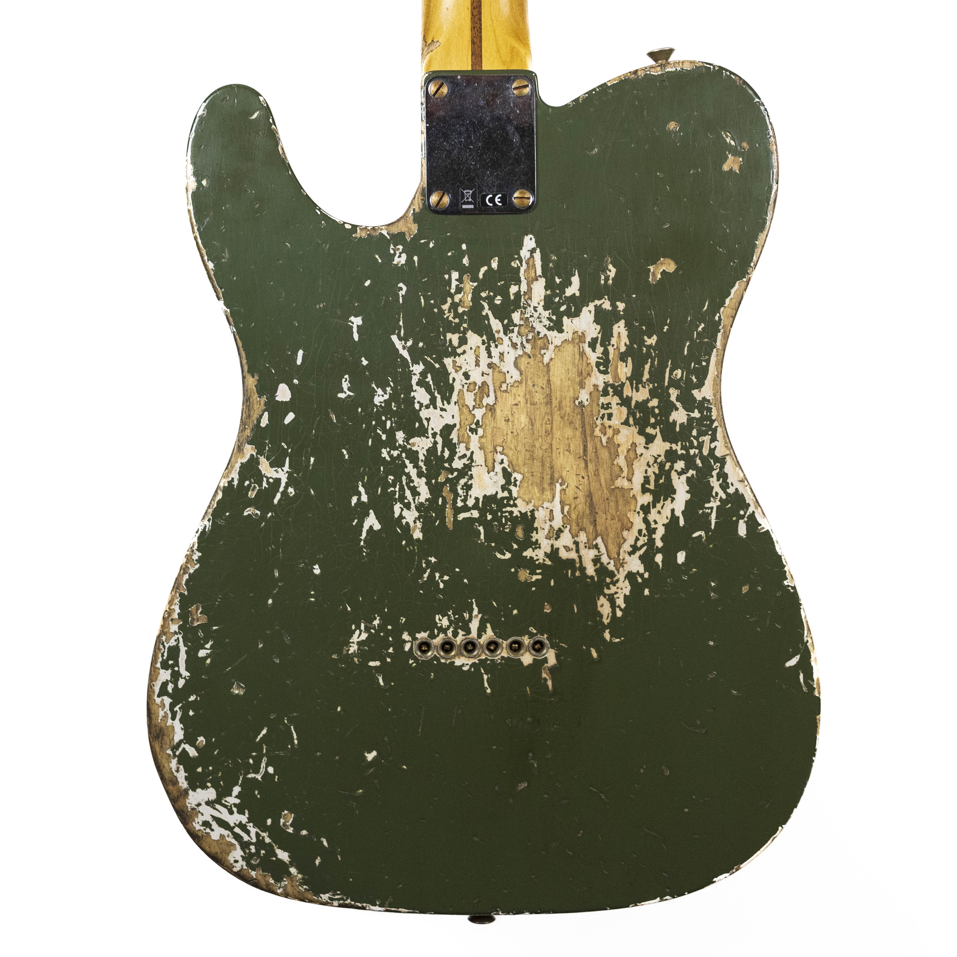 Fender Custom Shop, Double Esquire, Super Heavy Relic, Olive Green - Image 6