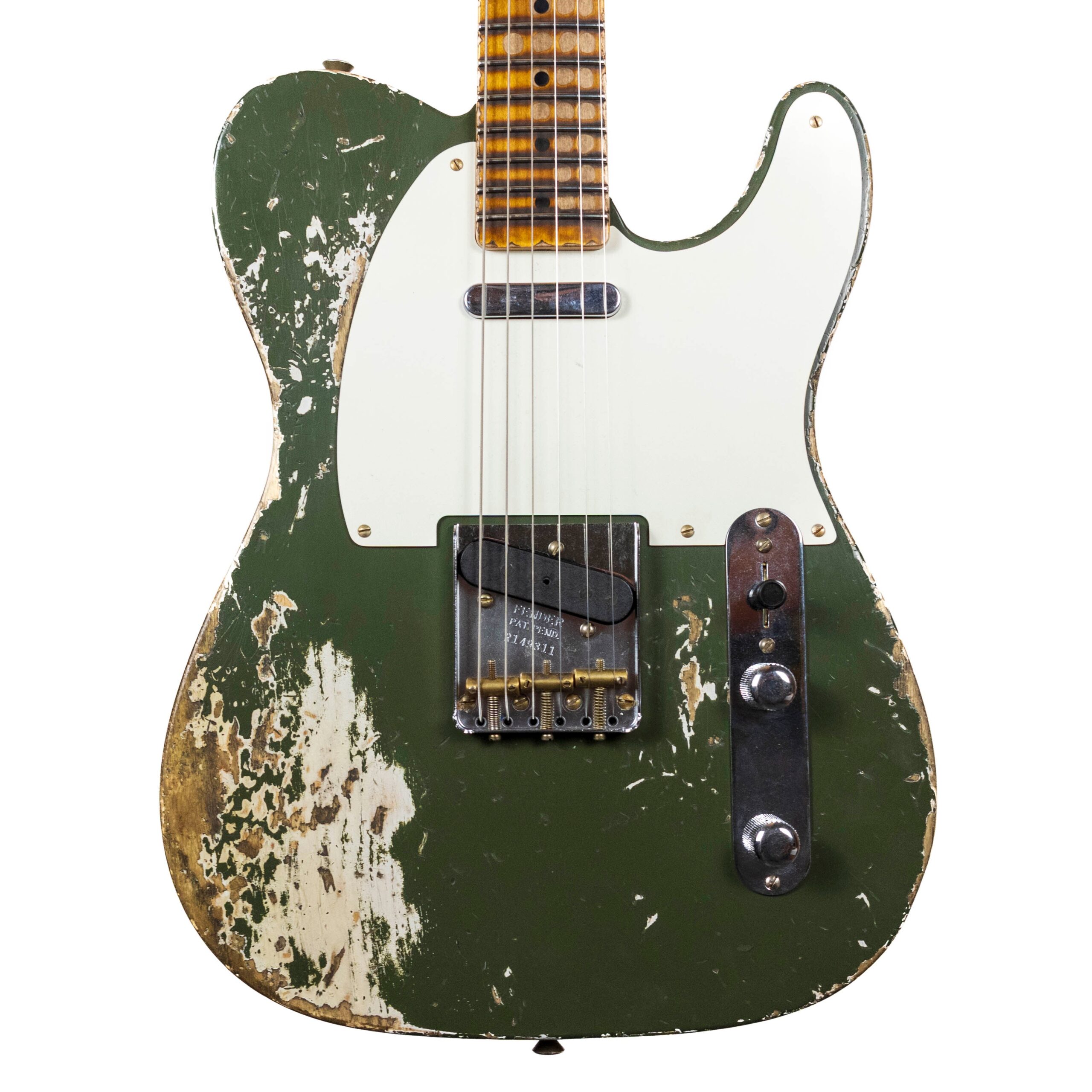 Fender Custom Shop, Double Esquire, Super Heavy Relic, Olive Green - Image 2