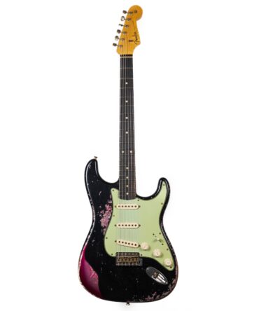 Fender Custom Shop 1960 Strat, Super Heavy Relic, Black Over Pink Paisley