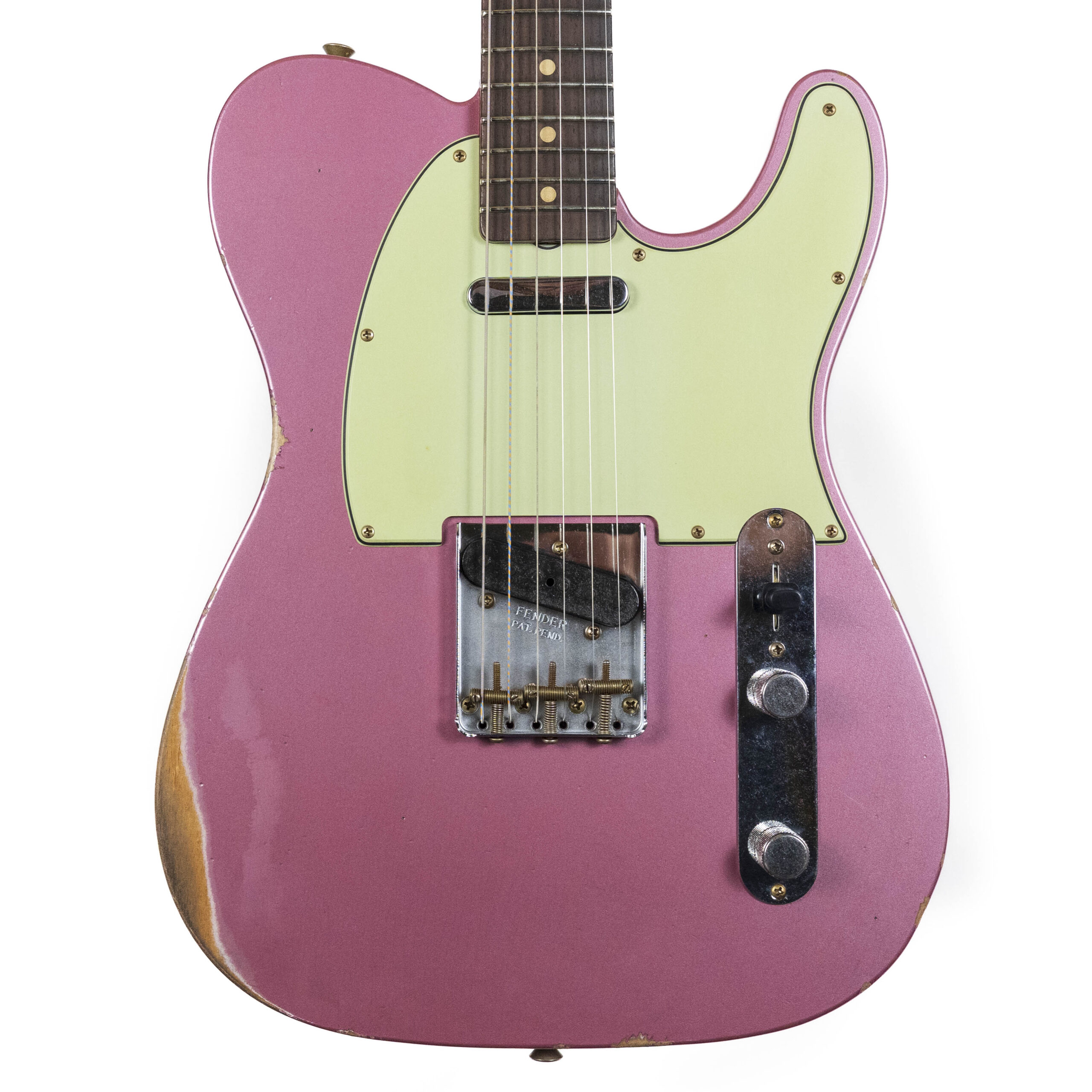 Fender Custom Shop 1960 Tele, Relic Burgundy Mist - Image 2