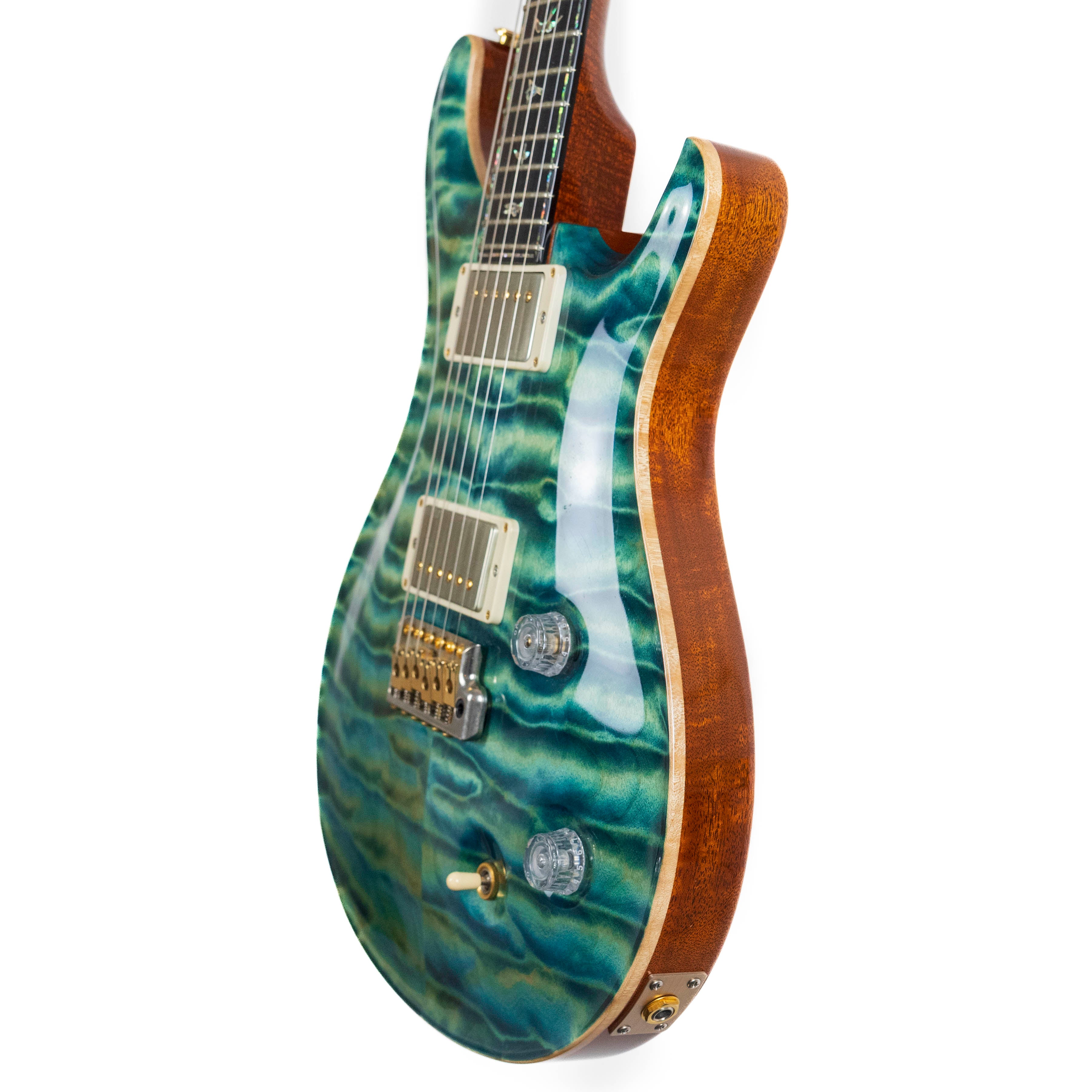PRS 2013 Private Stock Artist III Semi-Hollow (chambered) Turquoise #13-201625 - Image 3